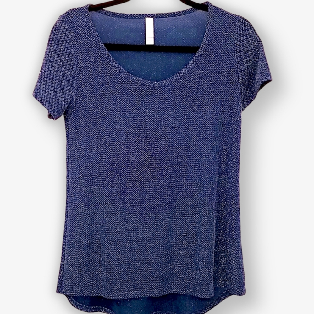 LLR_Runs big,Sparkly-sewn "Classic T"